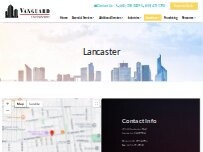 Website Screenshot Vanguard Cleaning Systems of the Southern Valley