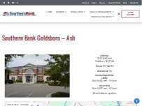 Website Screenshot Southern Bank - Goldsboro Ash