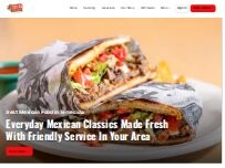 Website Screenshot Cotija's Taco Shop