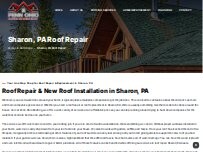 Website Screenshot Penn Ohio Roofing & Siding Group