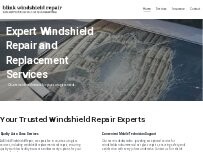 Website Screenshot Blink Windshield Repair