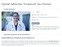 Website Screenshot Des Moines Opioid Recovery Center