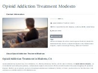 Website Screenshot Opioid Addiction Help Modesto