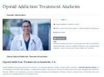Website Screenshot Anaheim Opioid Treatment Center
