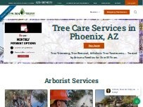 Website Screenshot Design Tree Maintenance