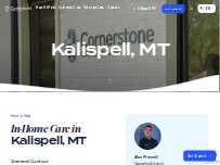 Website Screenshot Cornerstone Caregiving