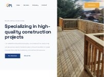 Website Screenshot D&M Construction