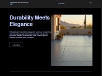 Website Screenshot High Desert Concrete Coatings