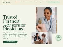 Website Screenshot Attend Wealth Inc.
