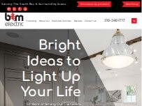 Website Screenshot B&M Electric