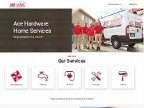 Website Screenshot Ace Hardware Home Services