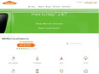 Website Screenshot SERVPRO of Central Oklahoma City