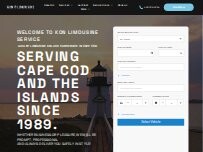Website Screenshot KON LIMOUSINE SERVICES, INC.