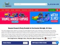Website Screenshot Big Bounce Party Rentals LLC
