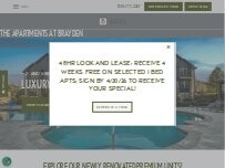 Website The Apartments at Brayden