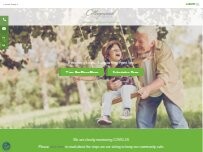 Website Screenshot Cottagewood Senior Communities