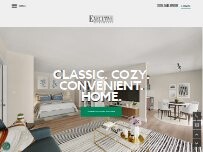 Website Screenshot Executive Apartments