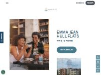Website Screenshot Emma Jean Hull Flats