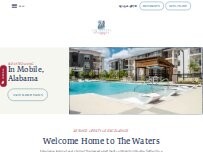 Website Screenshot The Waters at McGowin