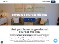 Website Screenshot Goodwood Court at Mid-City