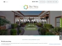 Website Screenshot Sky Vista