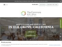Website Screenshot The Commons at Elk Grove