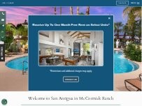 Website Screenshot San Antigua in McCormick Ranch