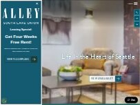Website Screenshot Alley South Lake Union