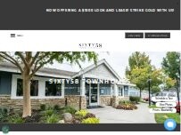 Website Screenshot Sixty58 Townhomes