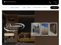 Website Screenshot Decorative Solutions