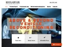 Website Screenshot Above and Beyond Vehicle Reconditioning