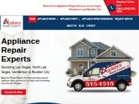 Website Screenshot Appliance Repair Experts