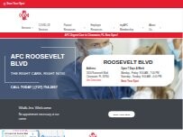 Website Screenshot AFC Urgent Care Clearwater