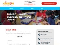 Website Screenshot Gideon Math and Reading - South Cypress