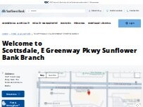 Website Screenshot Sunflower Bank