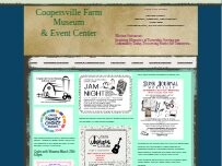 Website Screenshot Coopersville Farm Museum and Event Center