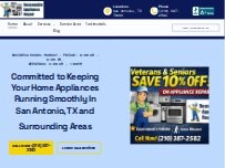 Website Screenshot Reasonable Appliance Repair