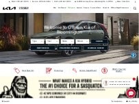 Website Screenshot O'Brien Kia of Bloomington