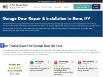 Website Screenshot A Plus Garage Door Repair