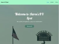 Website Screenshot Aaron’s RV Spot