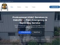Website Screenshot Liberty Heating Cooling & Plumbing