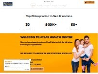 Website Screenshot Atlas Health Center - Saratoga