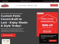 Website Screenshot Superior Patios