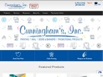 Website Screenshot Cunningham's, Inc.