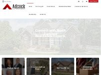 Website Screenshot ADCOCK Real Estate Services