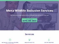 Website Screenshot Mena Wildlife Exclusion Services