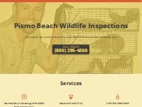 Website Screenshot Pismo Beach Wildlife Inspections