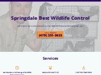 Website Screenshot Springdale Best Wildlife Control