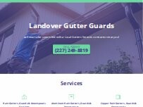 Website Screenshot Landover Gutter Guards