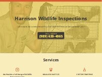 Website Screenshot Harrison Wildlife Inspections